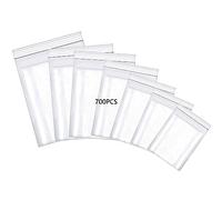 HVDHYY 700pcs Bustine Plastica Richiudibili Mixed Piccolo Sacchetti Trasparenti con Chiusura per Gioielli Orecchini Campione (4X6cm 5X7cm 6X9cm 7X10cm 8X12cm 9X13cm 10X15cm 100pcs per taglia)