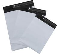 HVDHYY Buste per Spedizione di Plastica Miste Busta da Imballaggio Vestiti Borse Postali A4/B4/A3 Sacchetti Spedizionidi Bianca Autoadesive Anti-manomissione 25 * 35cm/30 * 40cm/32 * 45cm 30pcs