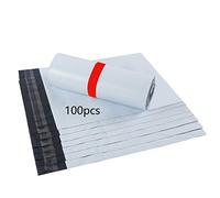 HVDHYY Buste Spedizione Plastica Autoadesive Sacchetti per Spedizioni Bianca 100pezzi 30cm X42cm A3 Borse Postali Sacchetti di Buste per Postali Spedizione in Plastica Sacchi per Spedizioni