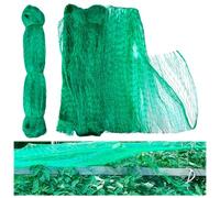 HVIHWI 2 Pezzi Rete Anti Uccelli, 4x10m Rete Anti Piccioni in Nylon con Maglia 1.5 cm, Rete Protettiva Giardino per Alberi da Frutto, Orto, Piante, Fiori, Bacini d'Acqua e Balcone, Verde