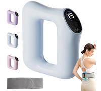 Hvjwfu Multifunctional Full-Body Fascia Ring, fascia blaster silicone ringHandheld Body Cellulite Massage Tool with Belt, Fascias Blasters Rechargeable, for Women Men-Blue