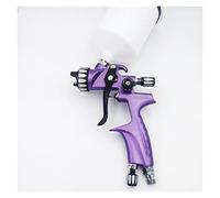 HVLP Auto Paint Spray Gun 1.3mm Auto Home Industrial Spray Paint Tools Pistola a spruzzo manuale a bassa pressione Capacità tazza 600ml(Purple)