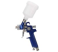 HVLP H2001 Mini HVLP Pistola a Spruzzo con 0,8/1,0mm per Vernice Metallizzata Aerografo a gravità Pistola a Spruzzo per Auto Strumenti Pneumatici per Pittura a Olio(0.8mm)