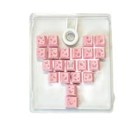 HVRFJXI 21 copritasti a forma di cuore a forma di farfalla, altezza originale, migliora il comfort e la durata nella digitazione keycap compatibili