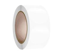 HVRFJXI 500 etichette adesive rotonde trasparenti in PVC per sigillare buste di carta per imballaggio di scatole postali
