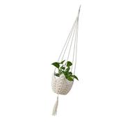 HVRFJXI Appendini per piante in corda intrecciata da appendere per interni, cesto da parete, supporto per vasi da fiori per giardino salvaspazio
