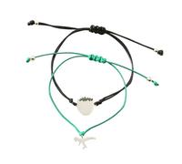 HVRFJXI Braccialetti coordinati con uova di dinosauro e figlia che simboleggiano crescita e legame per la festa della mamma, Misura unica, Acciaio inossidabile, Nessuna pietra preziosa