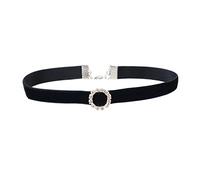 HVRFJXI Collana in velluto con cuore d ' amore, decorazione rotonda, girocollo con vintage, per donne e ragazze, regali per feste ballo, catena con clavicola, decorazione rotonda a cuore d ' amore
