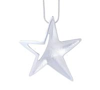 HVRFJXI Collane a forma stella a cinque punte vuote colore per le donne Girocollo con ciondolo e carino Regalo gioielli per le donne