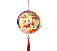 HVRFJXI Decorazione d'attaccatura portatile di festival di autunno di Decors della luce dei conigli adorabili per gli appassionati della cultura