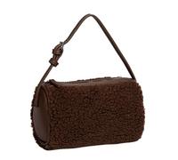 HVRFJXI Elegante borsa dal design a cuscino, casual, in peluche, convertibile, a tracolla o da portare a mano, leggera borsa a tracolla per la spesa quotidiana
