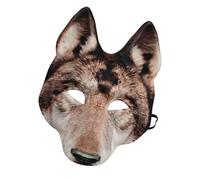 HVRFJXI Facile da usare travestimenti lupo con design 3D che migliora i realismi EVA Texture adatto per feste, teatro, fotografia, carnevale