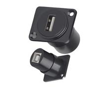 HVRFJXI Female USB a to Female USB B Direct Plug Not Solder Adapters for Printer Scanners USB2.0 480Mbps High Adapters Socket