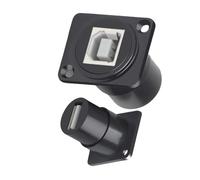 HVRFJXI Female USB a to Female USB B Direct Plug Not Solder Adapters for Printer Scanners USB2.0 480Mbps High Adapters Socket