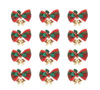 HVRFJXI Festival Natale Decors Kit Bowknot Giftbox Bacche Pigne per la lavorazione del pacchetto ornamento Kit di decorazione di Natale