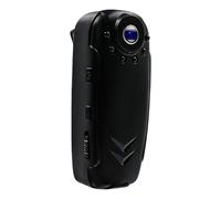 HVRFJXI Fotocamera compatta indossabile per il corpo, foto notturna 1080P 30FPS per i piloti di consegna impermeabile posteriore clip sul corpo fotocamera per ciclismo Action Camera per i piloti di