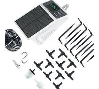 HVRFJXI Impermeabile IPX5 Automatico Pianta Irrigazione Struttura Solare Ad Alta Efficienza Flusso 630ml Al Momento Modificabile Programma Uso Giardino USB CREARE Abbeveratoio Pianta Ricaricabile