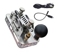 HVRFJXI Morse Code Crafted from Stainless Steel And Aluminum Practice for Stable Operate Morse Practice