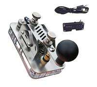 HVRFJXI Morse Code Crafted from Stainless Steel And Aluminum Practice for Stable Operate Morse Practice