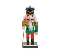 HVRFJXI Ornamenti in legno da 20,3 cm decorazioni natalizie re soldato bambola figurina burattino giocattolo decorazione per la casa regali di Capodanno Soldato di Natale