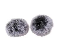 HVRFJXI Parabrezza piccolo con riduzione del rumore, spugna e lavabile in lavatrice, design microfoni antivento per microfoni impermeabili copertura pelosa