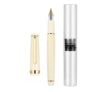 HVRFJXI Penna stilografica in resina, pennino extra fine per scrittura, calligrafia classica con convertitore inchiostro Forniture per ufficio Penne stilografiche con pennino extra fine con per la