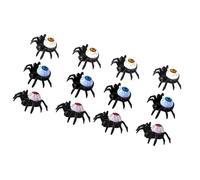 HVRFJXI Ragni di Halloween Luci con inquietanti bulbi oculari elegante celebrazione di Halloween ragni bulbo oculare ornamento per festival Decors festa a tema abbellimento