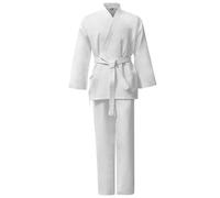 HVRFJXI Set professionale di karate Gi Set Karate Training Outfit Traspirante Taekwondo Uniforme Lavabile in lavatrice per Adulti Teen Kid Practice Gi