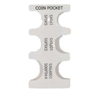 HVRFJXI Sistemi di ordinamento delle monete di grande capacità con coperchio costruibile per la soluzione creativa di stoccaggio delle monete Organizzazione domestica Organizzazione domestica