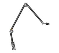 HVRFJXI Supporto per Microfono da Tavolo con Braccio a Forbice Regolabile Senza Molla per Supporto per Morsetto da Tavolo per Registrazione Professionale Salvaspazio