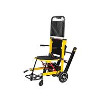 HVSYVVSRL Anziani Della Sedia Da Arrampicata Elettrica Pieghevole Portatile Del'ospedale For La A Rotelle Con Salita Automatica Disabili Coperchio Silenzioso Con Chiusura Ammortizzata(SW03 yellow)