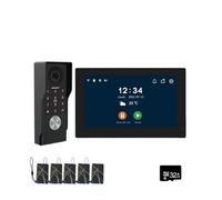 HVSYVVSRL Il Touch Screen Supporta Cavo IP, La Telecamera Impermeabile 1080P, WIFI, IPS Da 7/10 Pollici, Campanello Interfono Intelligente Tuya Con Audio Bidirezionale(1V1 7inch B)