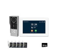 HVSYVVSRL Il Touch Screen Supporta Cavo IP, La Telecamera Impermeabile 1080P, WIFI, IPS Da 7/10 Pollici, Campanello Interfono Intelligente Tuya Con Audio Bidirezionale(1V1 7inch W)