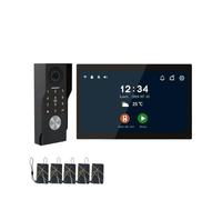 HVSYVVSRL Il Touch Screen Supporta Cavo IP, La Telecamera Impermeabile 1080P, WIFI, IPS Da 7/10 Pollici, Campanello Interfono Intelligente Tuya Con Audio Bidirezionale(1V1 10inch B)