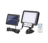 HVSYVVSRL LED Split Solar Wall Light Motion Sensor Lamp Garden Street Lights Security Sunlight Waterproof Outdoor Lighting Lampada Solare Sensore Di Movimento(56LED with Remote)