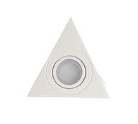 HVSYVVSRL Luci Da Parete A LED For Armadi, Lampade Sottopensile In Acciaio Inossidabile Triangolari Con Interruttore, Illuminazione For, Bagno E Cucina Facile Installazione(Warm White,White triangle)