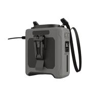 HVSYVVSRL Ventilatore Da Cintura 10000 MAh Con 5 Velocità E Luce, 40 Ore Di Utilizzo A Mani Libere, Indossabile For Viaggi All'aperto In Cantiere In Campeggio Clip A Mani Libere(Gray)