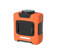 HVSYVVSRL Ventilatore Da Cintura, Portatile Con Clip E Batteria 10000 MAh, Autonomia Di 24 Ore, Luce LED, 3 Velocità, For Cantieri, Agricoltura, Pesca Clip A Mani Libere(Orange)