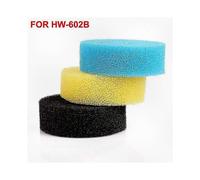 (HW-602B) 3pcs Aquarium Filter Sponge Replacement Set Compatible with Sunsun HW-602B HW-603B Filtration Spare Parts