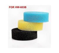 (HW-603B) 3pcs Aquarium Filter Sponge Replacement Set Compatible with Sunsun HW-602B HW-603B Filtration Spare Parts