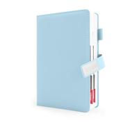 HW CASA Agenda 2026 Giornaliera A5, 200 Pagine, Copertina Rigida, Con Taschina Porta Oggetti e Fibbia, Design Pagina Singola, Etichette Mensili Colorate
