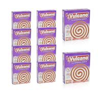 Spirali Antizanzare,Confezione da 100 Spirali, Efficaci fino a 6 Ore, MADE IN ITALY- Contro Zanzare Comuni e Tigre, Spirali al profumo di geranio (10 Scatola Marrone)