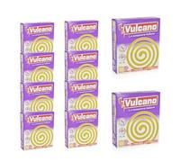 Spirali Antizanzare,Confezione da 100 Spirali, Efficaci fino a 6 Ore, MADE IN ITALY- Contro Zanzare Comuni e Tigre, Spirali al profumo di citronella (10 Scatola Giallo)