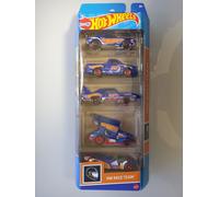 HW DIE CAST HOT WHEELS SET 5X HOT WHEELS RACE TEAM CARS SEALED