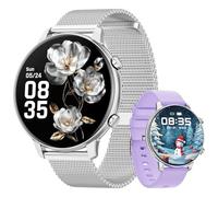 Hwagol Smartwatch Donna Uomo, 1.39" HD Orologio Smartwatch con Sonno/SpO2/Cardiofrequenzimetro, Rotondo Orologio Contapassi Donna con 140+ Sportive, Smart Watch Chiamate Compatibile per iOS Android
