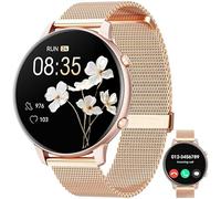 Hwagol Smartwatch Uomo Donna, 1.39" HD Orologio Smartwatch con Sonno/SpO2/Cardiofrequenzimetro, Rotondo Orologio Contapassi Donna con 140+ Sportive, Smart Watch Chiamate Compatibile per iOS Android