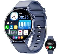 Hwagol Smartwatch Uomo Donna, 1.39" HD Orologio Smartwatch con Sonno/SpO2/Cardiofrequenzimetro, Rotondo Orologio Contapassi Donna con 140+ Sportive, Smart Watch Chiamate Compatibile per iOS Android