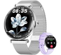 Hwagol Smartwatch Uomo Donna, 1.43” Orologio Smartwatch con Fisiologia Feminile/Frequenza Cardiaca/SpO2/Sonno, Orologio Contapassi con 120+ Sport, Chiamata Bluetooth Smart Watch per Android iOS