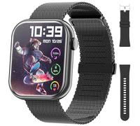 Hwagol Smartwatch Uomo Donna, 1,85'' HD Orologio Smartwatch con Chiamata Bluetooth, Smart Watch con Contapassi/Sonno/SpO2/Cardiofrequenzimetro, 140+ Sportive Orologio Fitness per Android iOS