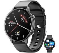 Hwagol Smartwatch uomo donna con Effettua/Risposta Chiamate, Round Waterproof Fitness Tracker 140+ Modalità Sportive Orologio Smart watch con Contapassi/Cardiofrequenzimetro/SpO2 per Android iOS